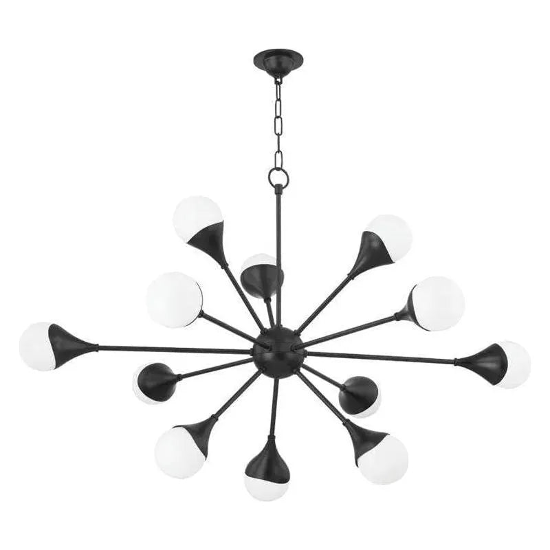 Mitzi - Ariana Chandelier - H375812-SBK | Montreal Lighting & Hardware