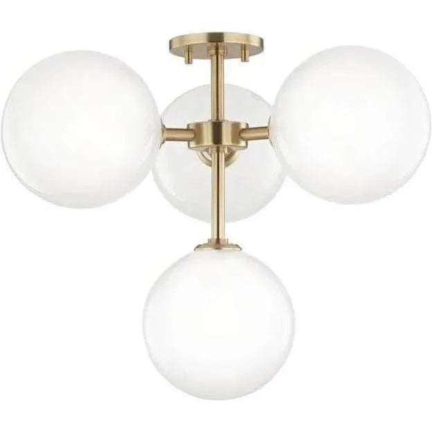 Mitzi - Ashleigh Semi Flush Mount - H122604-AGB | Montreal Lighting & Hardware