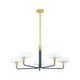 Mitzi - Aston Chandelier - H886805-AGB/SBL | Montreal Lighting & Hardware