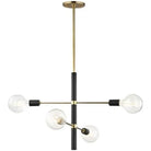 Mitzi - Astrid Chandelier - H178804-AGB/BK | Montreal Lighting & Hardware
