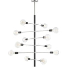 Mitzi - Astrid Chandelier - H178812-PN/BK | Montreal Lighting & Hardware
