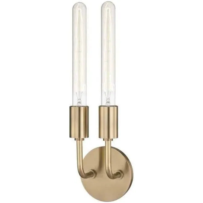 Mitzi - Ava Double Wall Sconce - H109102-AGB | Montreal Lighting & Hardware