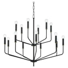 Mitzi - Bailey Chandelier - H516815-AGB/SBK | Montreal Lighting & Hardware