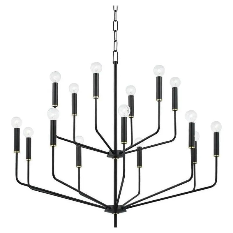 Mitzi - Bailey Chandelier - H516815-AGB/SBK | Montreal Lighting & Hardware