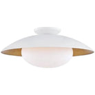 Mitzi - Cadence Semi Flush Mount - H368601L-WH/GL | Montreal Lighting & Hardware