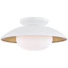 Mitzi - Cadence Semi Flush Mount - H368601M-WH/GL | Montreal Lighting & Hardware