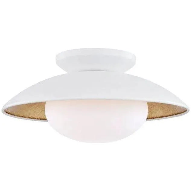 Mitzi - Cadence Semi Flush Mount - H368601M-WH/GL | Montreal Lighting & Hardware