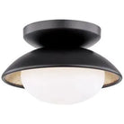 Mitzi - Cadence Semi Flush Mount - H368601S-BLK/GL | Montreal Lighting & Hardware