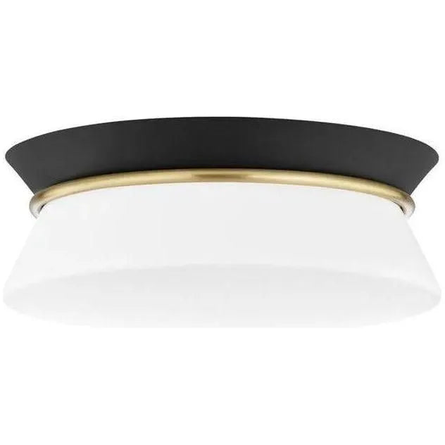 Mitzi - Cath Flush Mount - H425502-AGB/BK | Montreal Lighting & Hardware