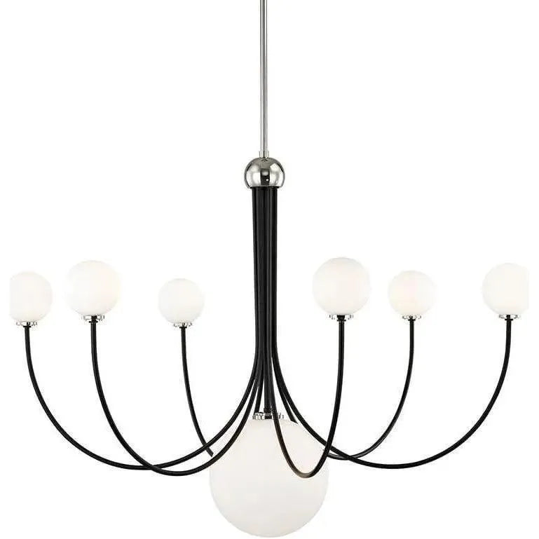 Mitzi - Coco Chandelier - H234807-PN/BK | Montreal Lighting & Hardware