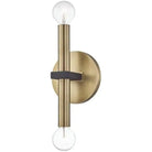 Mitzi - Colette Wall Sconce - H296102-AGB/BK | Montreal Lighting & Hardware