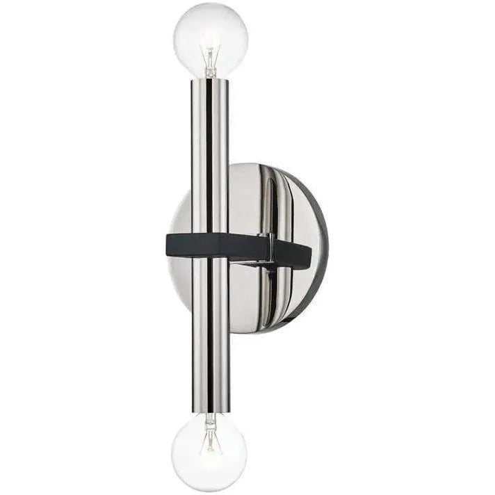 Mitzi - Colette Wall Sconce - H296102-AGB/BK | Montreal Lighting & Hardware