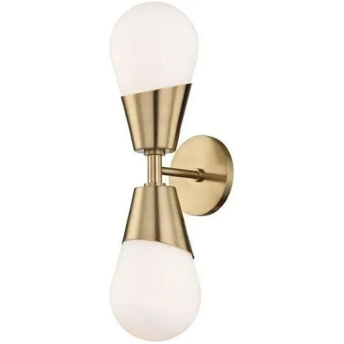 Mitzi - Cora Double Wall Sconce - H101102-AGB | Montreal Lighting & Hardware