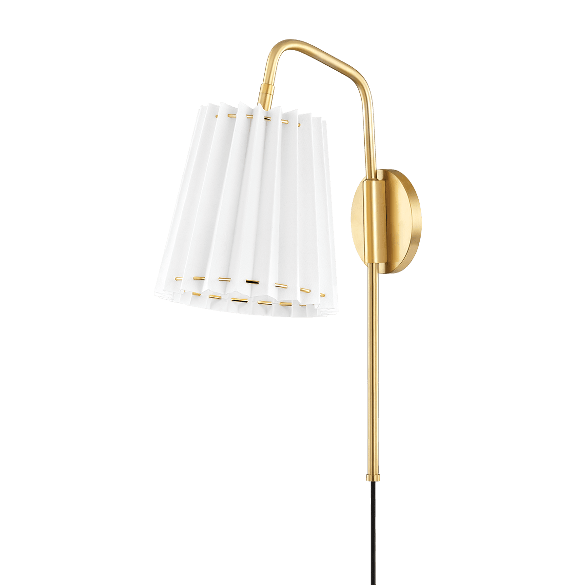 Mitzi - Demi Plug-In Wall Sconce - HL476101-AGB | Montreal Lighting & Hardware