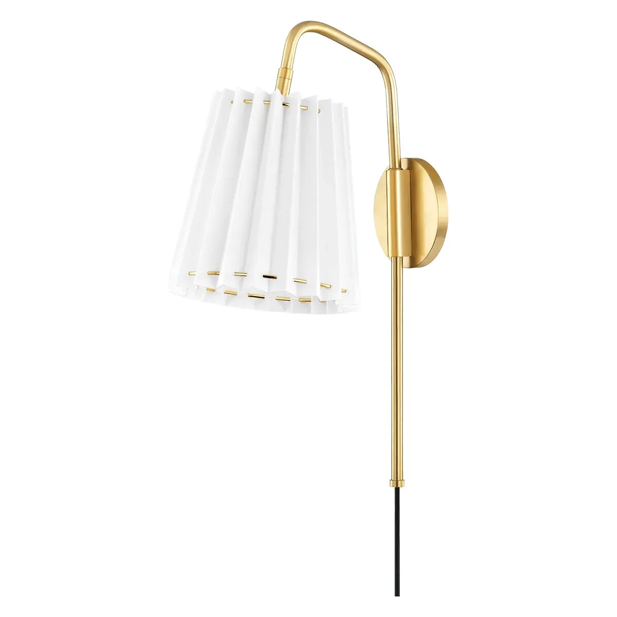 Mitzi - Demi Plug-In Wall Sconce - HL476101-AGB | Montreal Lighting & Hardware
