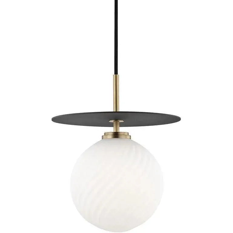 Mitzi - Ellis Pendant - H200701L-AGB/BK | Montreal Lighting & Hardware