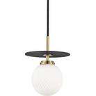Mitzi - Ellis Pendant - H200701S-AGB/BK | Montreal Lighting & Hardware