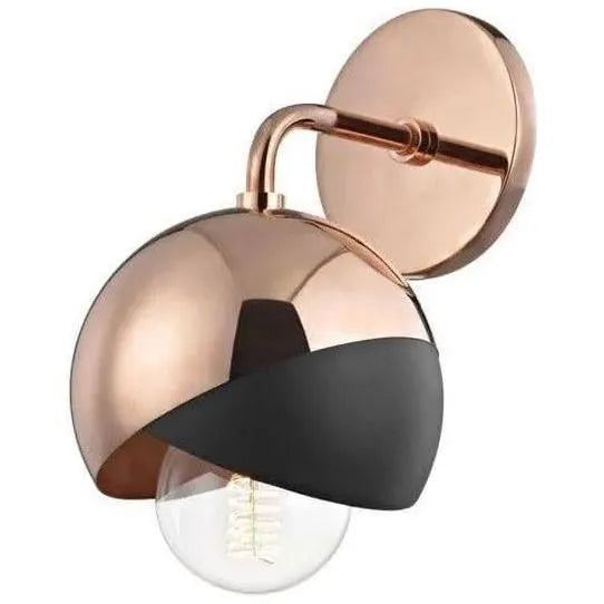 Mitzi - Emma Wall Sconce - H168101-POC/BK | Montreal Lighting & Hardware