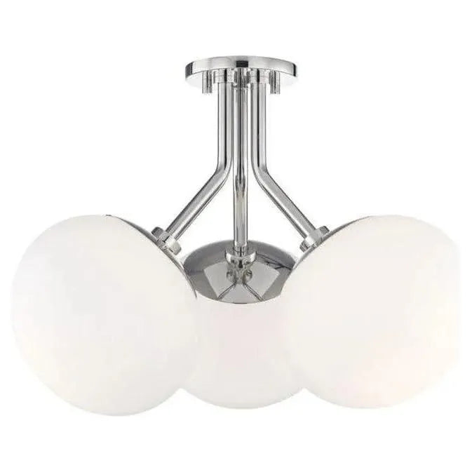 Mitzi - Estee Semi Flush Mount - H134603-PN | Montreal Lighting & Hardware