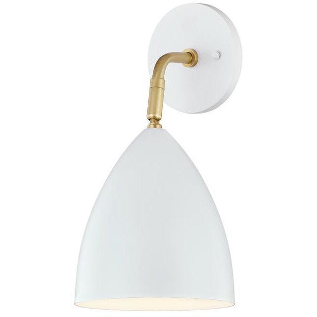 Mitzi - Gia Wall Sconce - H308101-AGB/WH | Montreal Lighting & Hardware