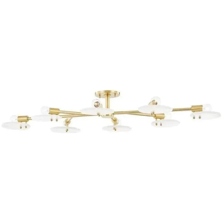 Mitzi - Giselle Semi Flush Mount - H428608-AGB | Montreal Lighting & Hardware