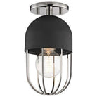 Mitzi - Haley Flush Mount - H145601-PN/BK | Montreal Lighting & Hardware