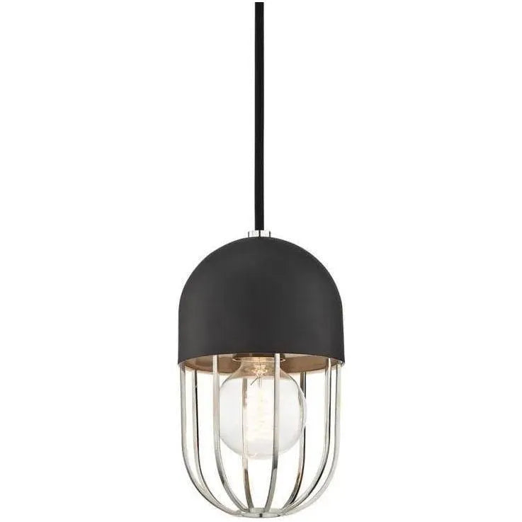 Mitzi - Haley Pendant - H145701-PN/BK | Montreal Lighting & Hardware