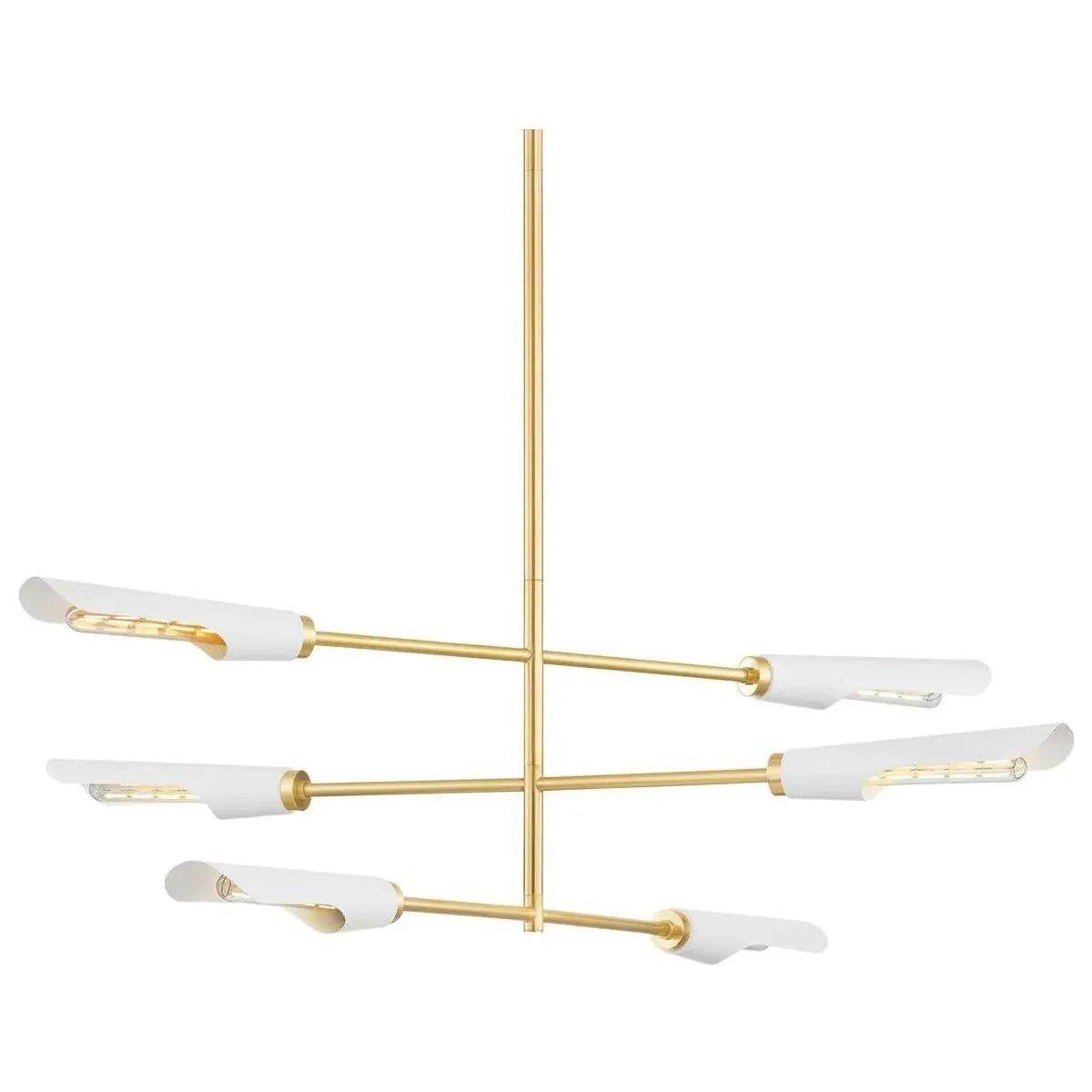 Mitzi - Harperrose Chandelier - H828806-AGB/SWH | Montreal Lighting & Hardware