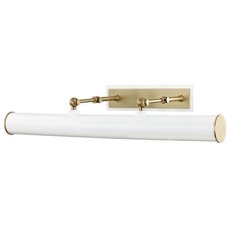 Mitzi - Holly Picture Light - HL263203-AGB/WH | Montreal Lighting & Hardware