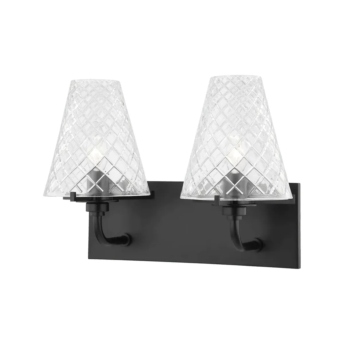 Mitzi - Irene Bath Bracket - H495302-SBK | Montreal Lighting & Hardware