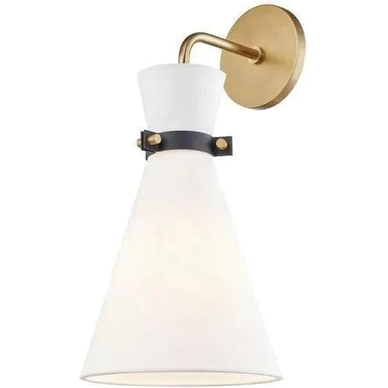 Mitzi - Julia Wall Sconce - H294101-AGB/BK | Montreal Lighting & Hardware