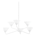 Mitzi - Kelsey Chandelier - H817806-TWH | Montreal Lighting & Hardware