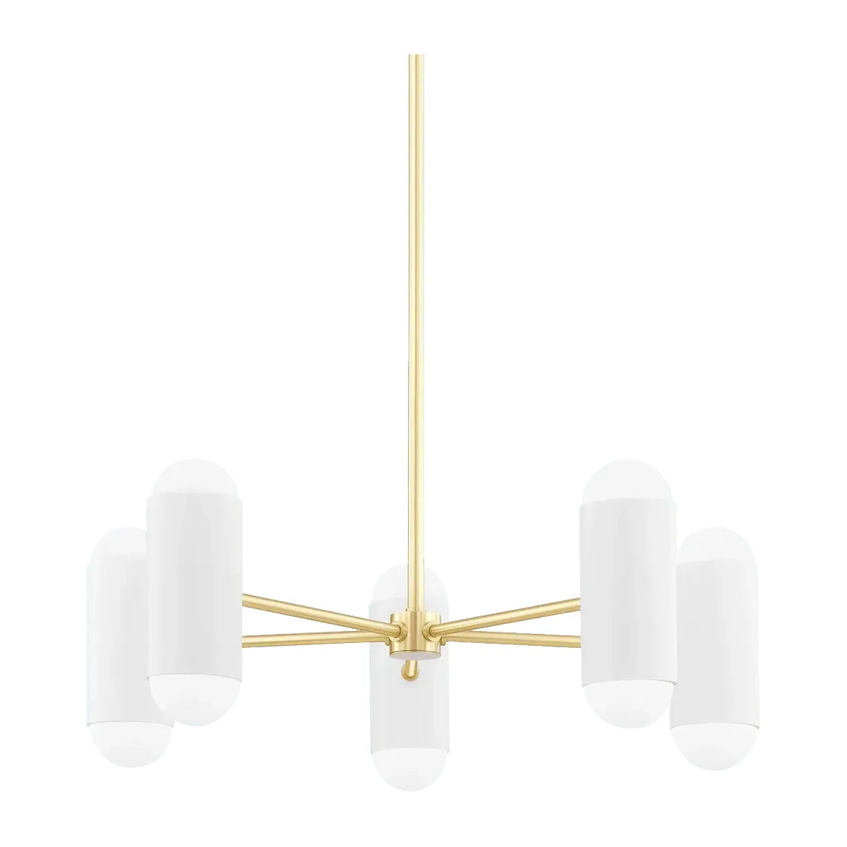 Mitzi - Kira Chandelier - H484810-AGB/SWH | Montreal Lighting & Hardware