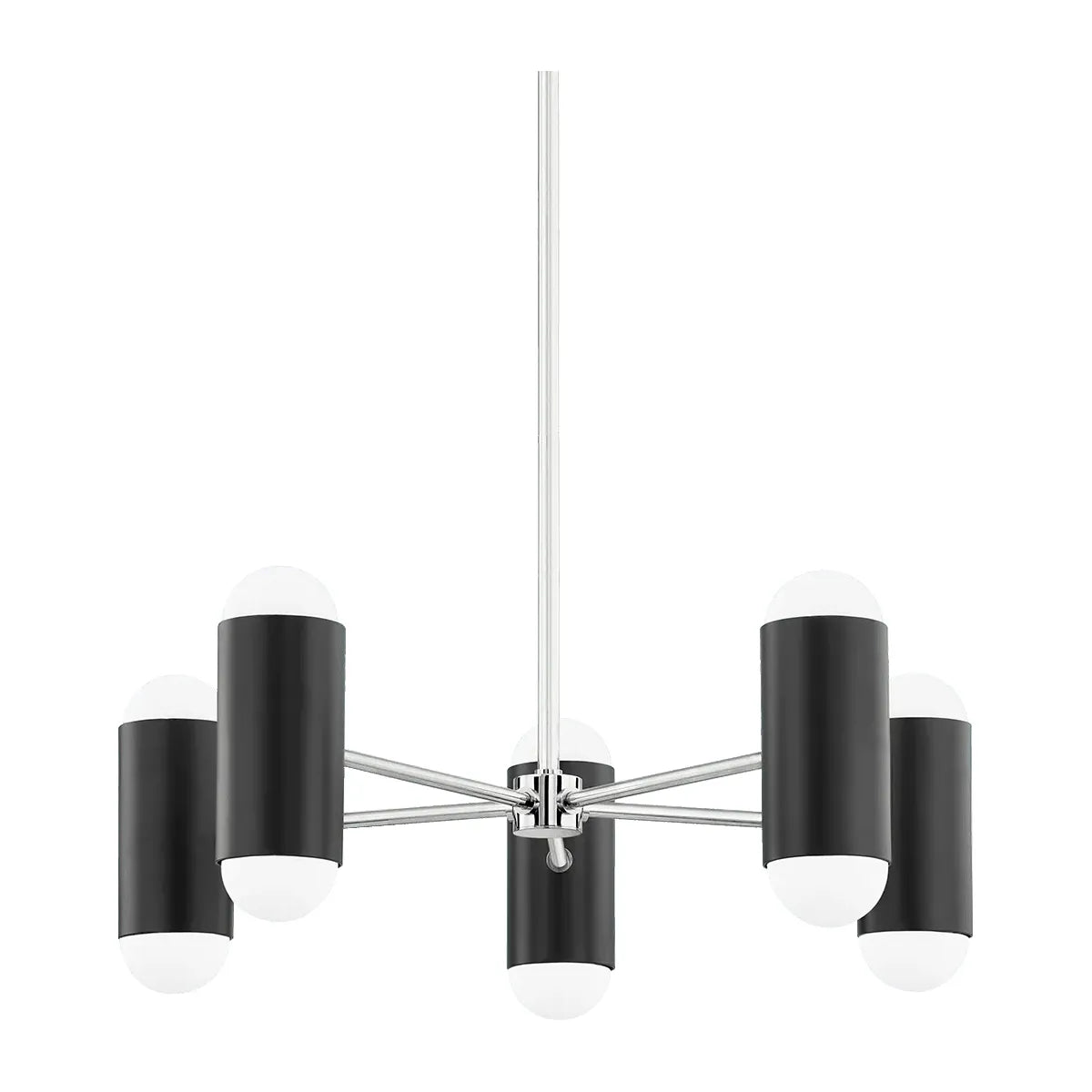 Mitzi - Kira Chandelier - H484810-PN/SBK | Montreal Lighting & Hardware