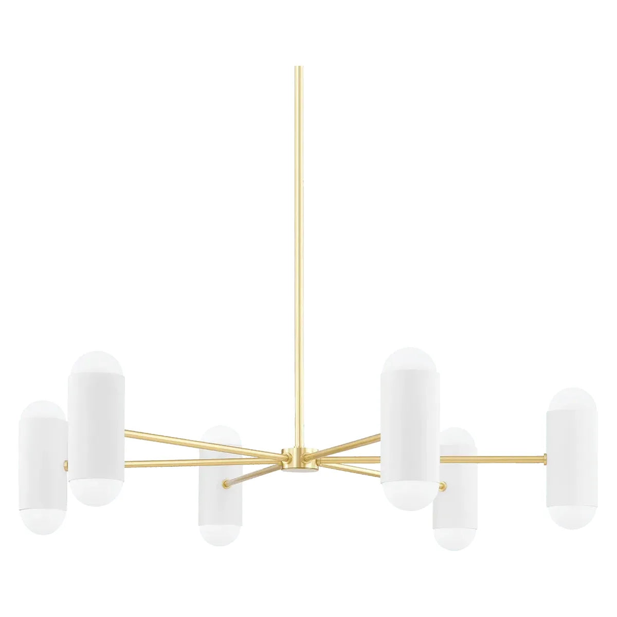 Mitzi - Kira Chandelier - H484812-AGB/SWH | Montreal Lighting & Hardware