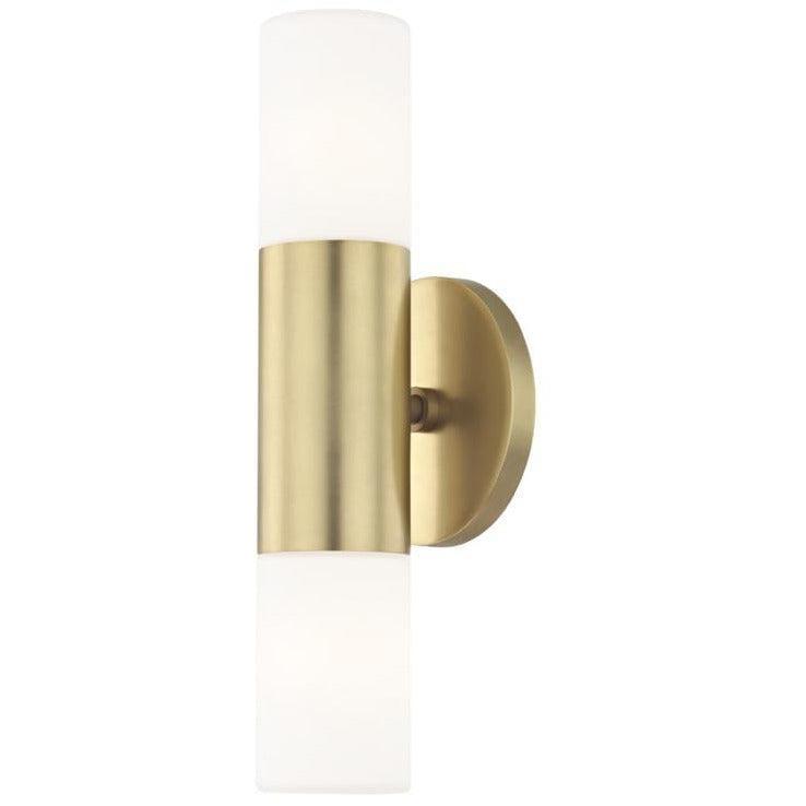 Mitzi - Lola Double Wall Sconce - H196102-AGB | Montreal Lighting & Hardware