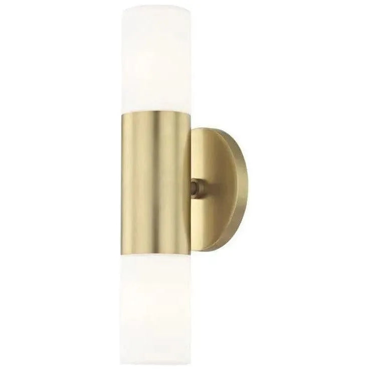 Mitzi - Lola Double Wall Sconce - H196102-AGB | Montreal Lighting & Hardware