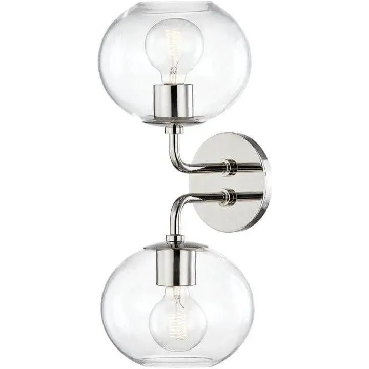 Mitzi - Margot Double Wall Sconce - H270102-PN | Montreal Lighting & Hardware