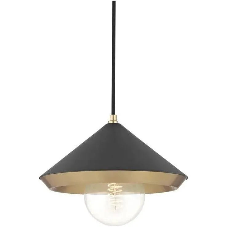 Mitzi - Marnie Pendant - H139701L-AGB/BK | Montreal Lighting & Hardware
