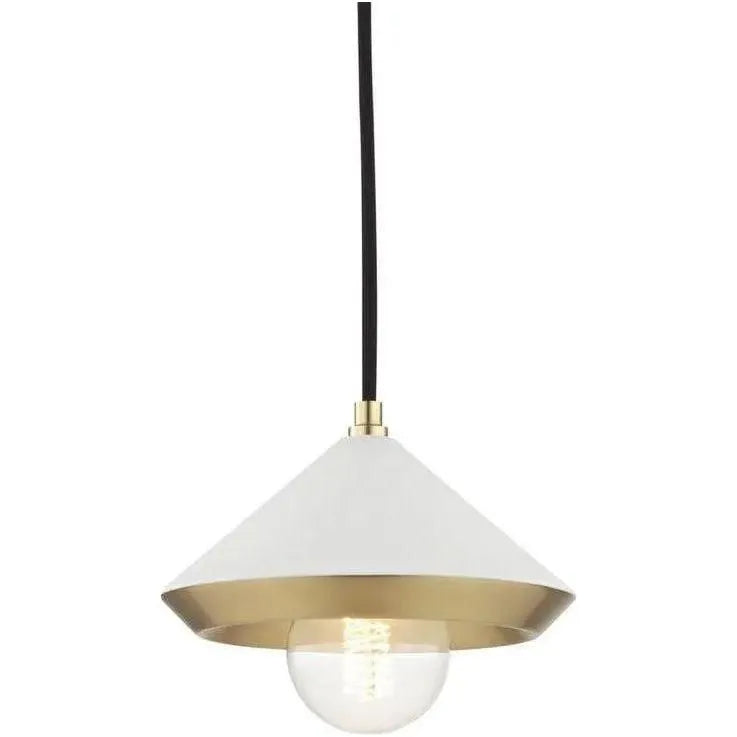 Mitzi - Marnie Pendant - H139701S-AGB/WH | Montreal Lighting & Hardware