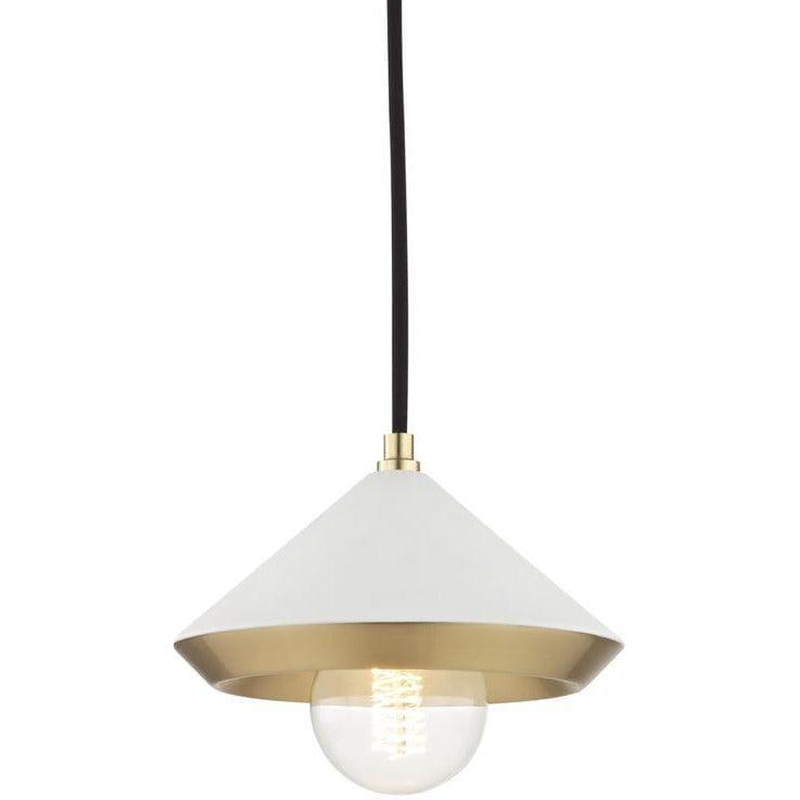 Mitzi - Marnie Pendant - H139701S-AGB/WH | Montreal Lighting & Hardware