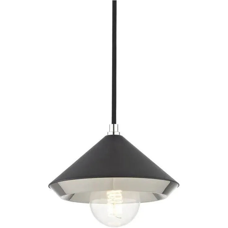 Mitzi - Marnie Pendant - H139701S-PN/BK | Montreal Lighting & Hardware
