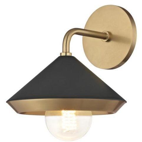 Mitzi - Marnie Wall Sconce - H139101-AGB/BK | Montreal Lighting & Hardware