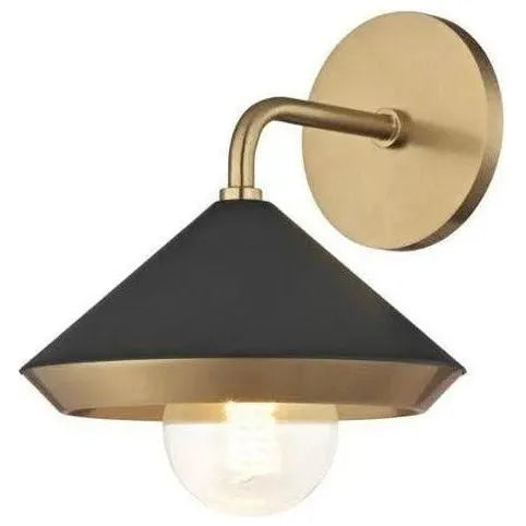 Mitzi - Marnie Wall Sconce - H139101-AGB/BK | Montreal Lighting & Hardware