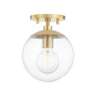 Mitzi - Meadow Semi Flush Mount - H503605-AGB | Montreal Lighting & Hardware