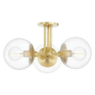 Mitzi - Meadow Triple Semi Flush Mount - H503603-AGB | Montreal Lighting & Hardware