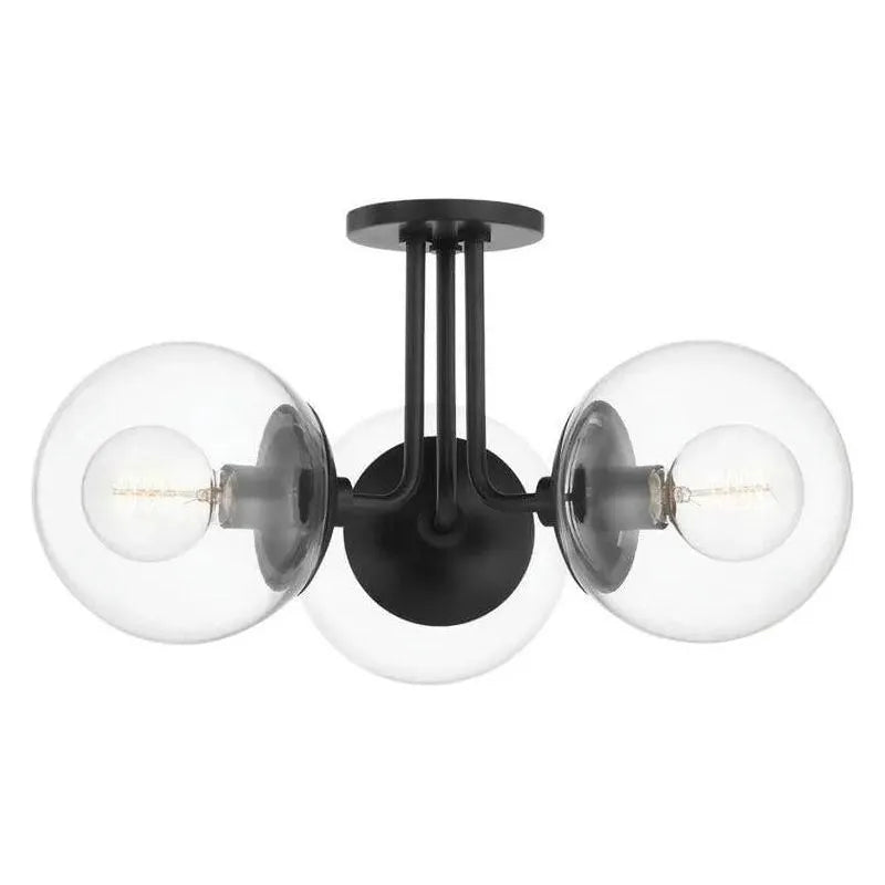Mitzi - Meadow Triple Semi Flush Mount - H503603-AGB | Montreal Lighting & Hardware