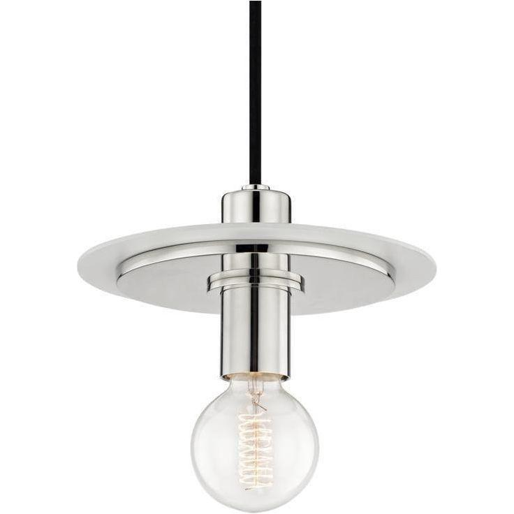 Mitzi - Milo Pendant - H137701S-PN/WH | Montreal Lighting & Hardware