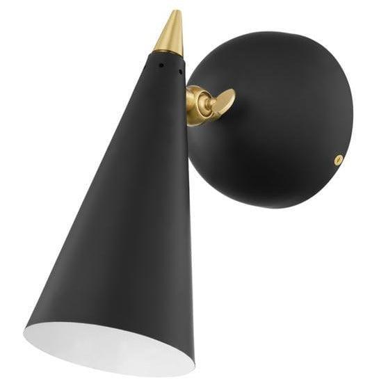 Mitzi - Moxie Wall Sconce - H441101-AGB/BK | Montreal Lighting & Hardware