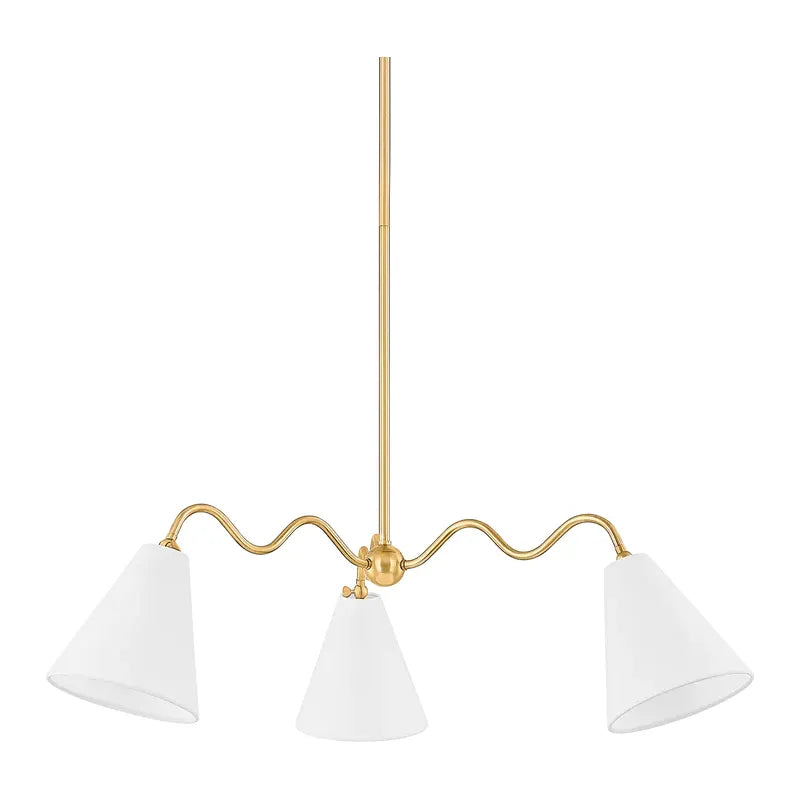 Mitzi - Onda Chandelier - H699803-AGB | Montreal Lighting & Hardware